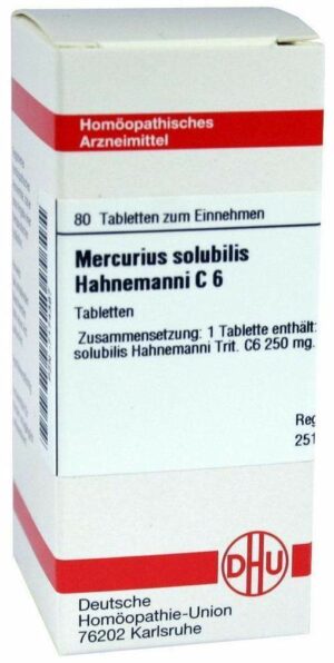 Dhu Mercurius Solubilis Hahnemanni C6 Tabletten