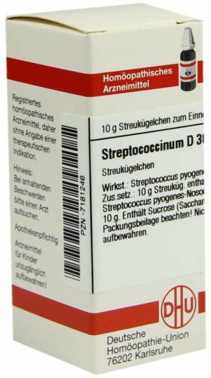 Streptococcinum D 30 10 G Globuli
