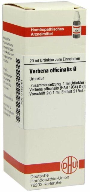 Verbena Officinalis Urtinktur 20 ml Dilution