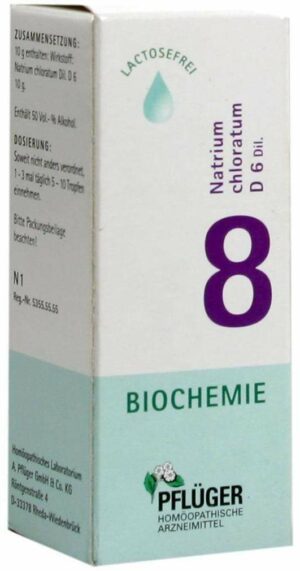 Biochemie Pflüger 8 Natrium Chloratum D6 30 ml Tropfen