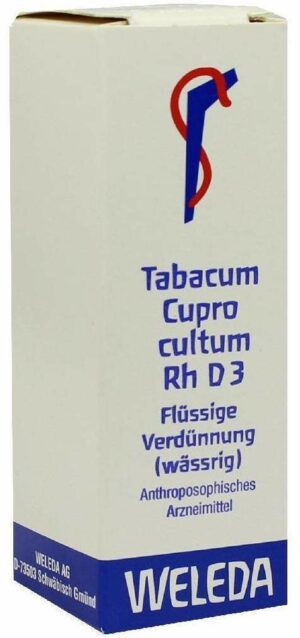 Weleda Tabacum Cupro Cultum Rh D3 20 ml Dilution