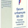 Weleda Geum Urbanum Rh D3 20 ml Dilution