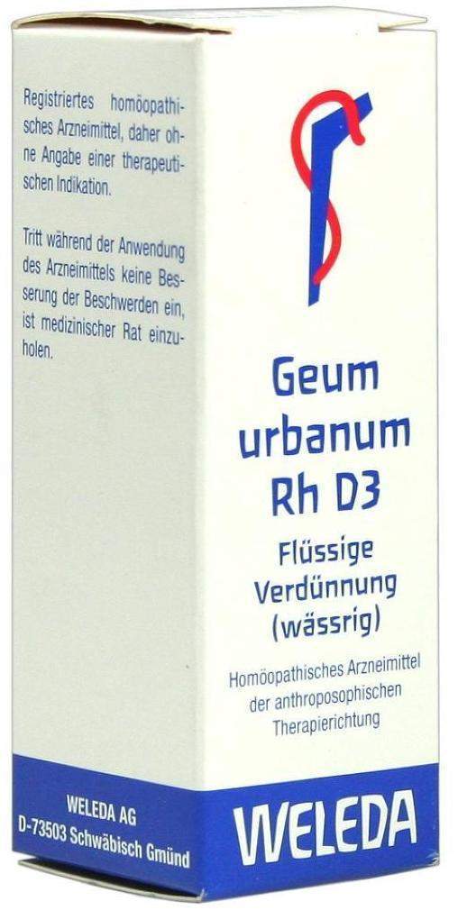Weleda Geum Urbanum Rh D3 20 ml Dilution