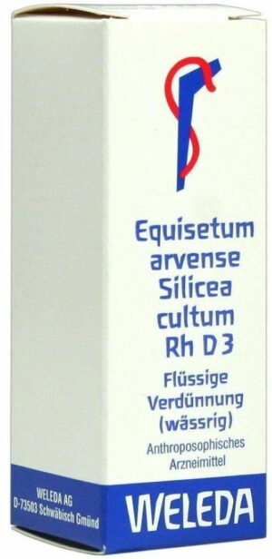 Weleda Equisetum Arvense Silicea Cultum Rh D3 20 ml Dilution