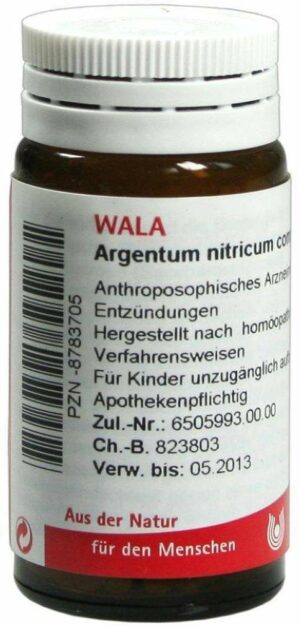 Wala Argentum nitricum comp. 20 g Globuli