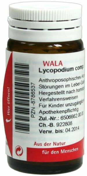 Wala Lycopodium comp. Velati 20 g Globuli