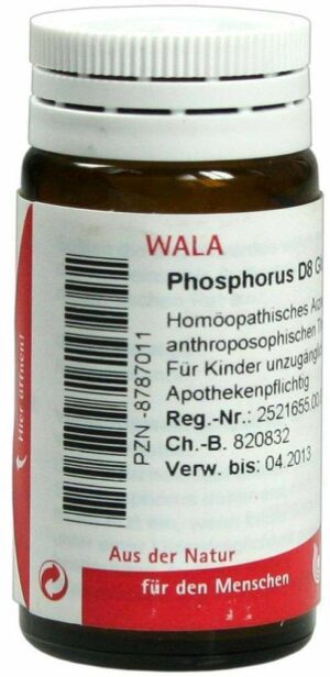 Wala Phosphorus D8 20 g Globuli