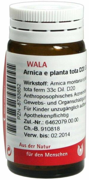 Wala Arnica e planta tota D20 20 g Globuli