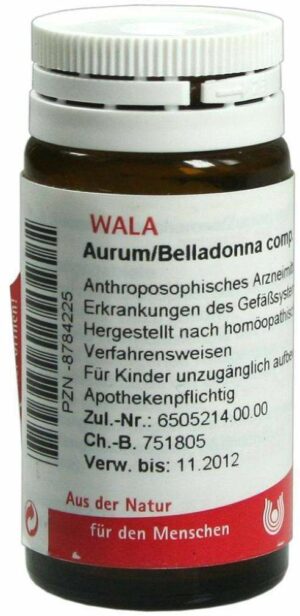 Wala Aurum Belladonna comp. 20 g Globuli