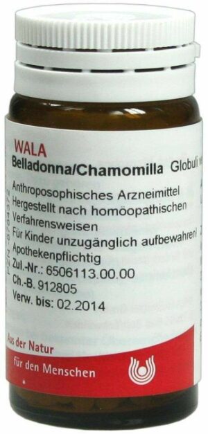 Wala Belladonna Chamomilla 20 g Globuli
