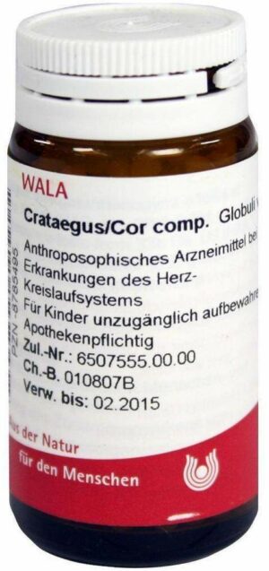Wala Crataegus Cor comp. 20 g Globuli