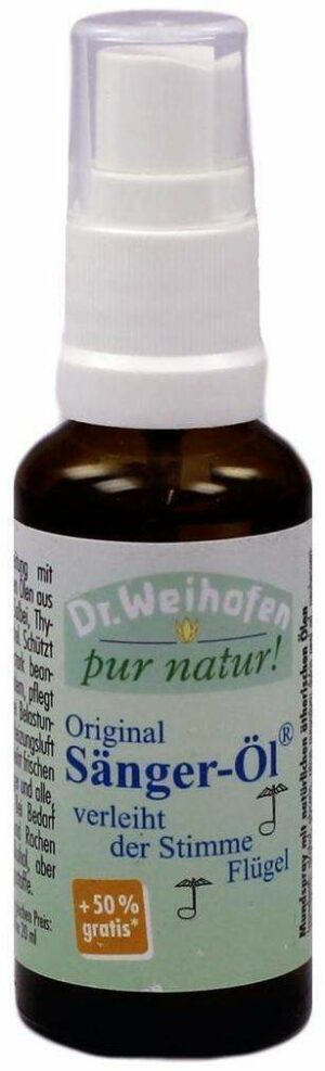 Sänger Öl Dr. Weihofen Pur Natur 30 ml Sprühflasche