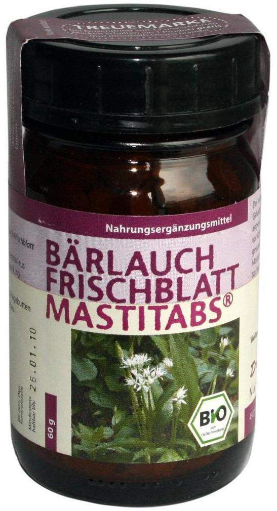 Bärlauch Frischblatt Mastitabs 160 Tabletten