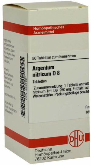 Argentum Nitricum D8 80 Tabletten