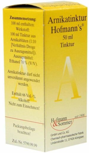 Arnikatinktur Hofmanns 50 ml Tinktur