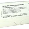 Weleda Aurum D10 Ferrum Sidereum D10 Aa 8 X 1 ml