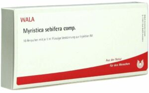 Wala Myristica sebifera comp. 10 x 1 ml Ampullen