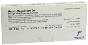 Weleda Hepar-Magnesium D6 8 x 1 ml Ampullen