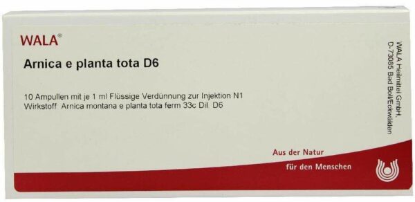 Wala Arnica e planta tota D6 10 x 1 ml Ampullen