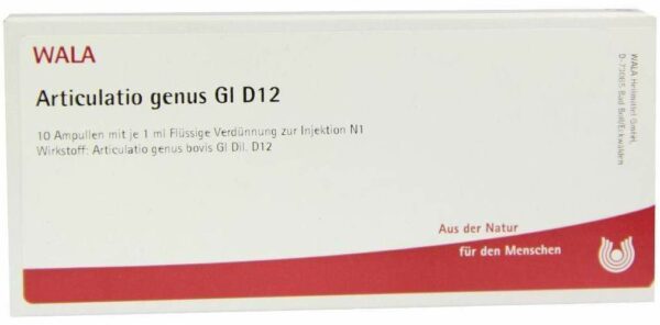 Wala Articulatio genus Gl D12 10 x 1 ml Ampullen