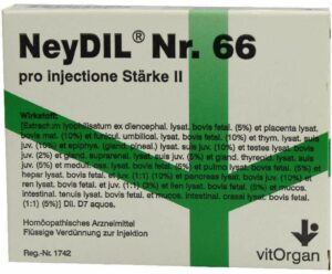 Neydil Nr. 66 Pro Injectione Stärke II 5 X 2 ml Ampullen