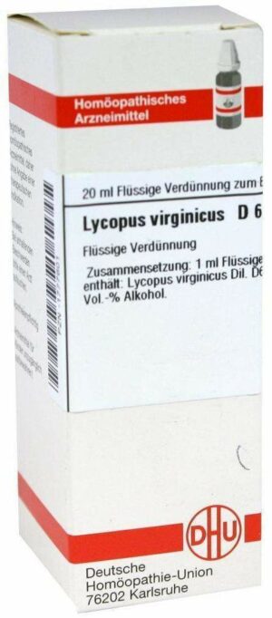 Lycopus Virg. D 6 Dilution