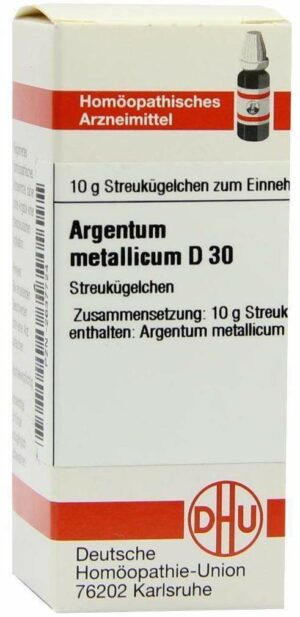 Argentum Metallicum D 30 Globuli