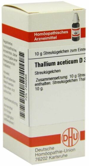 Dhu Thallium Aceticum D30 Globuli
