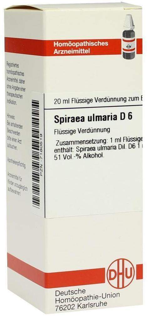 Spiraea Ulmaria D 6 Dilution