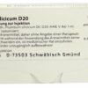 Weleda Plumbum silicicum D20 8 x 1 ml Ampullen