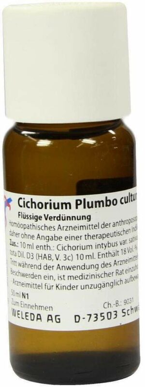 Weleda Cichorium Plumbo Cultum D 3 Dilution 50 ml