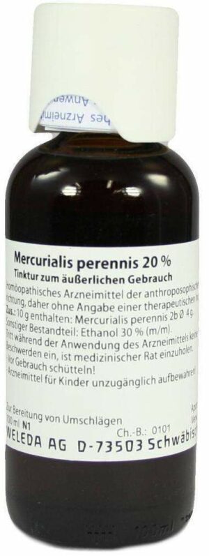 Weleda Mercurialis Perennis 20% 100 ml Tinktur