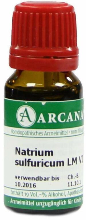 Natrium Sulfuricum Lm 6 Dilution 10 ml