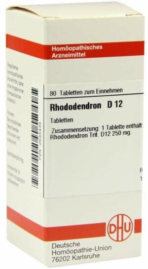 Dhu Rhododendron D12 Tabletten