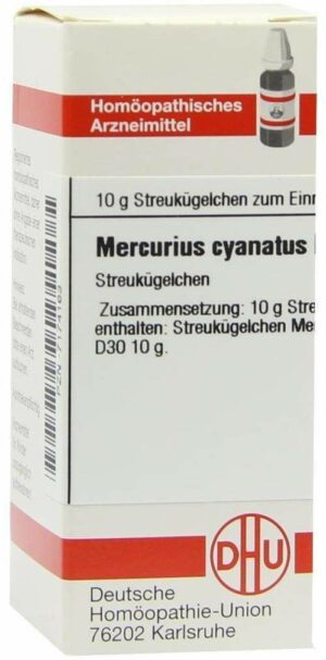 Mercurius Cyanatus D 30 Globuli