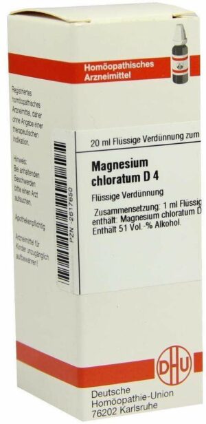 Magnesium Chloratum D4 20 ml Dilution