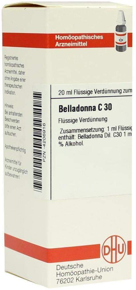Belladonna C 30 20 ml Dilution