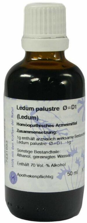 Ledum Urtinktur D1 Hanosan 50 ml Dilution