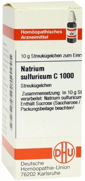 Natrium Sulfuricum C 1000 Globuli