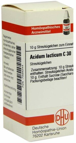 Acidum Lacticum C 30 Globuli