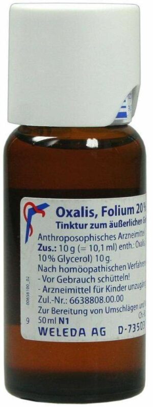 Weleda Oxalis Folium 20% 50 ml Tinktur