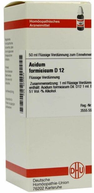 Acidum Formicicum D 12 50 ml Dilution