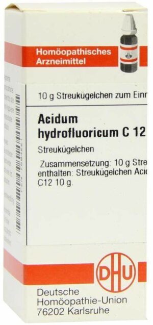 Acidum Hydrofluoricum C 12 Globuli