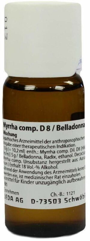 Weleda Myrrha comp. D8 Belladonna Radix D10 aa 50 ml Dilution