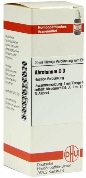 Abrotanum D 3 20 ml Dilution