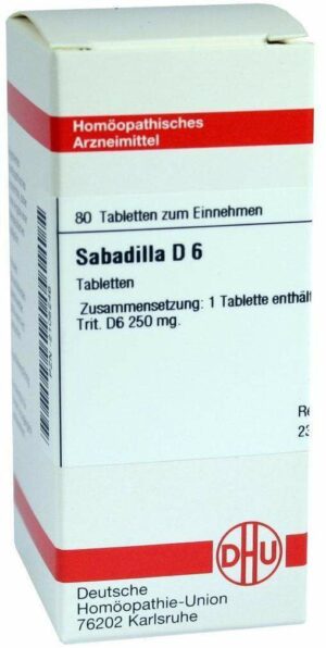 Sabadilla D 6 Tabletten