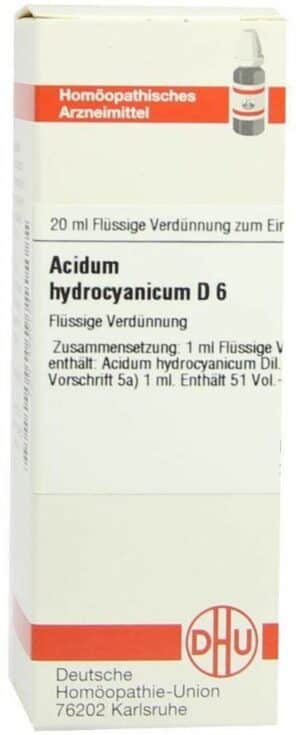Acidum Hydrocyanicum D 6 20 ml Dilution
