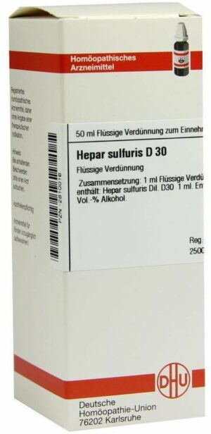 Dhu Hepar Sulfuris D30 Dilution