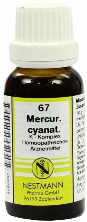 Mercurius Cyanatus K Komplex Nr.67 Dilution Verdünnung