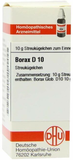 Borax D 10 Globuli